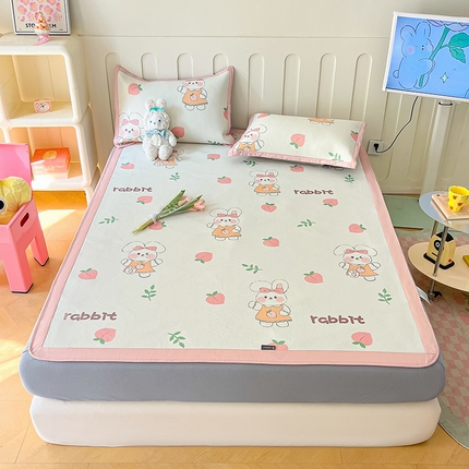 91家纺网 家纺一手货源 找家纺 （总）安哆啦家纺 安哆啦家纺 2024新款A类冰藤印花凉席