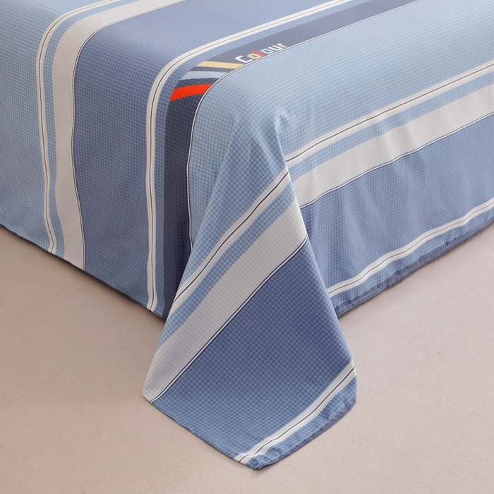 91家纺网 家纺一手货源 找家纺 北部居 2025新款加厚化纤单床单 云中漫步