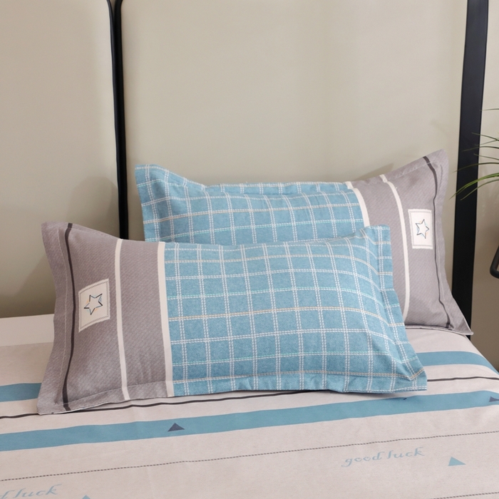 91家纺网 家纺一手货源 找家纺 北部居 2025新款加厚化纤单床单 随心所想-蓝