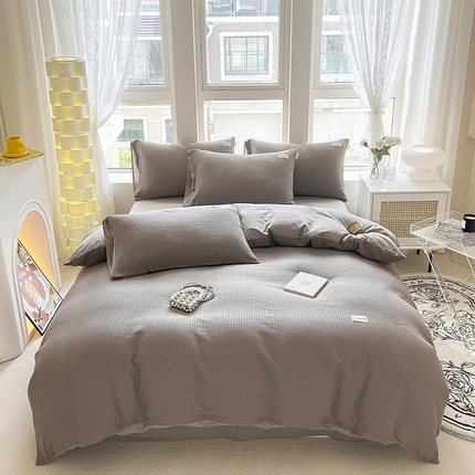 2024沐辰家居-华夫格系列套件 珍珠灰