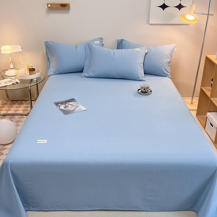 91家纺网 家纺一手货源 找家纺 （总）2024沐辰家居-华夫格系列床单单品