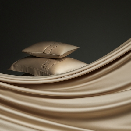 91家纺网 家纺一手货源 找家纺 时亿家居 时亿 2024新款140支匹马棉四件套-光影 光影•金