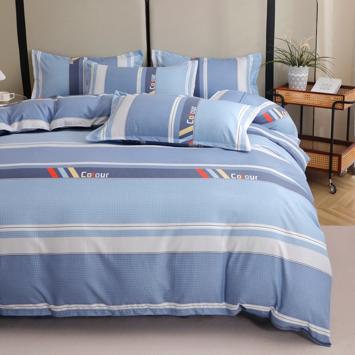 91家纺网 家纺一手货源 找家纺 北部居 2025新款加厚化纤单被套 云中漫步