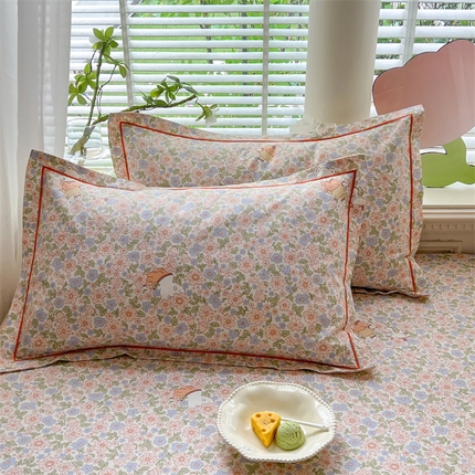 91家纺网 家纺一手货源 找家纺 （总）菲梵家纺 2025新款A类无荧光全棉老粗布单品枕套