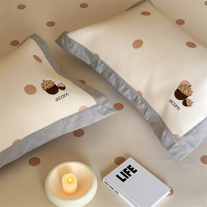 91家纺网 家纺一手货源 找家纺 甜梦 2024新款母婴级7A抗菌养生冰藤席影棚1—床笠款 小橡子（床笠款）