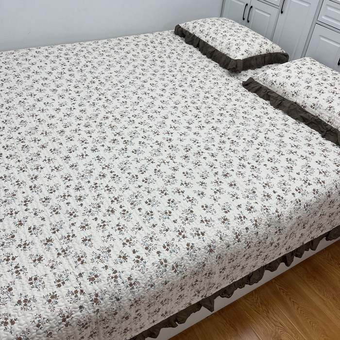 91家纺网 家纺一手货源 找家纺 暖居 2024新款支持定制纯棉榻榻米三件套单件被套农村大炕盖 墨尔本