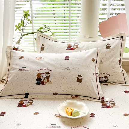 91家纺网 家纺一手货源 找家纺 （总）菲梵家纺 2025新款A类无荧光全棉老粗布单品枕套