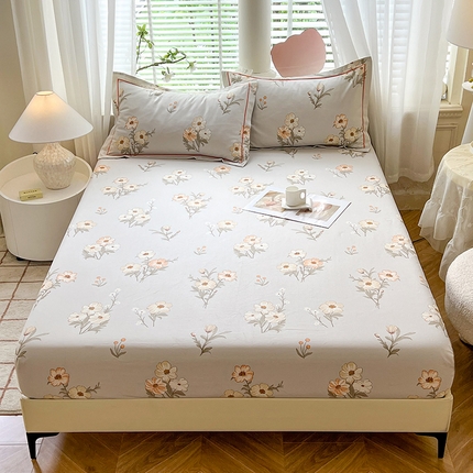 91家纺网 家纺一手货源 找家纺 （总）菲梵家纺 2025新款A类无荧光全棉老粗布单品床笠