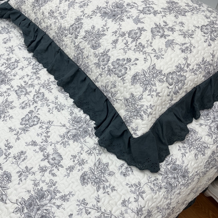 91家纺网 家纺一手货源 找家纺 暖居 2024新款支持定制纯棉榻榻米三件套单件被套农村大炕盖 白山茶