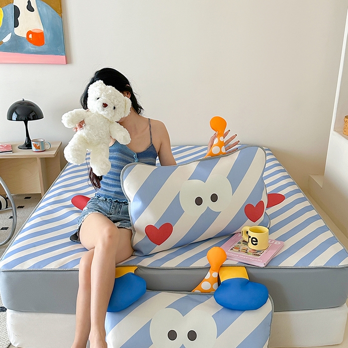 91家纺网 家纺一手货源 找家纺 （总）昔可家纺 2024新款异形床笠款冰丝凉席