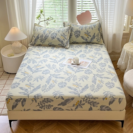 91家纺网 家纺一手货源 找家纺 （总）菲梵家纺 2025新款A类无荧光全棉老粗布单品床笠