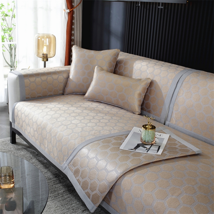 91家纺网 家纺一手货源 找家纺 共鸣沙发垫 新款夏季新款冰藤沙发垫 冰藤金