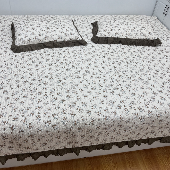 91家纺网 家纺一手货源 找家纺 暖居 2024新款支持定制纯棉榻榻米三件套单件被套农村大炕盖 墨尔本