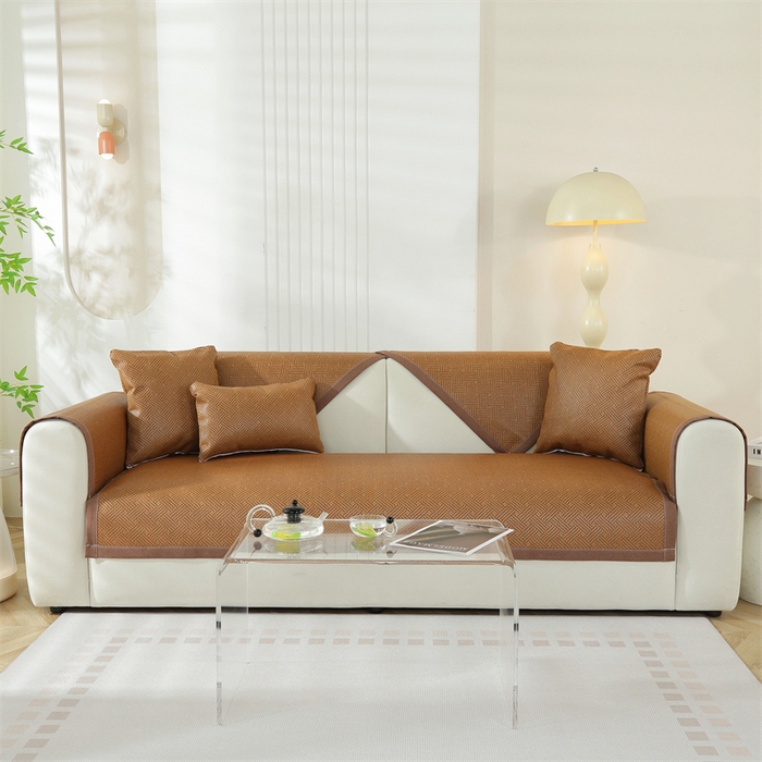 91家纺网 家纺一手货源 找家纺 共鸣沙发垫 新款夏季新款冰藤沙发垫 藤席斜纹