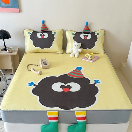 91家纺网 家纺一手货源 找家纺 （总）昔可家纺 2024新款异形床笠款冰丝凉席