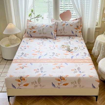 91家纺网 家纺一手货源 找家纺 （总）菲梵家纺 2025新款A类无荧光全棉老粗布单品床笠