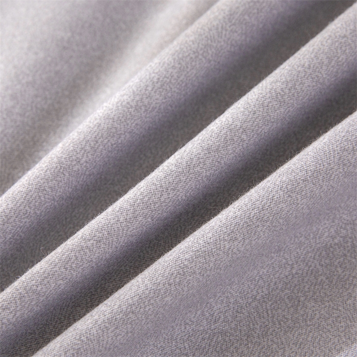 91家纺网 家纺一手货源 找家纺 金泰莱 2025新款全棉四件套长绒棉纯棉四件套纯色四件套 灰色