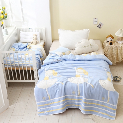 91家纺网 家纺一手货源 找家纺 （总）朴尔家纺-毛巾被 2024年全棉十层纱布加厚儿童盖被毛巾被