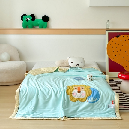 91家纺网 家纺一手货源 找家纺 （总）喜多兔儿童家纺 2024新款莫代尔夏被空调被-萌宝宝系列