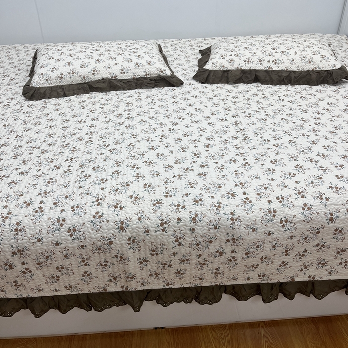 91家纺网 家纺一手货源 找家纺 暖居 2024新款支持定制纯棉榻榻米三件套单件被套农村大炕盖 墨尔本