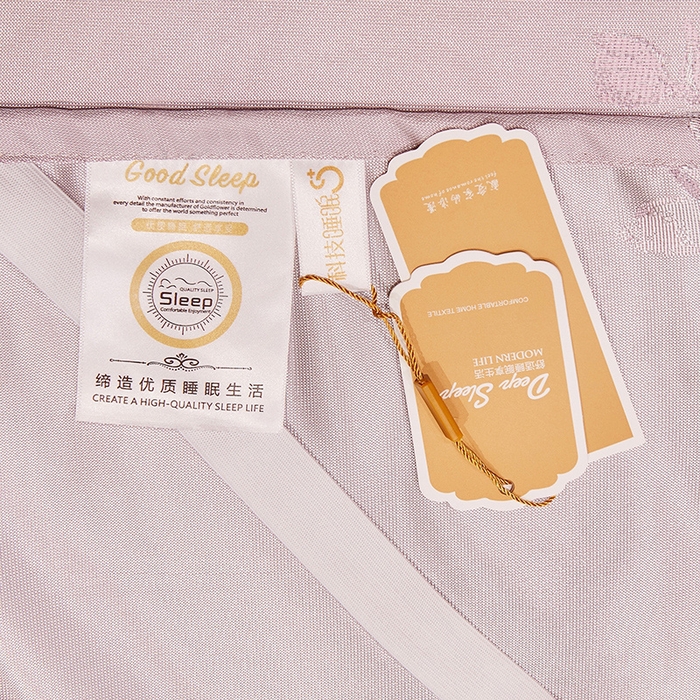 91家纺网 家纺一手货源 找家纺 罗艺轩 2024新款欧式色织大提花床裙凉席 紫萱