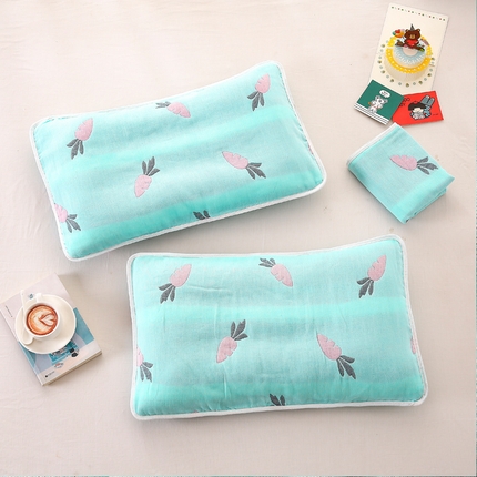 91家纺网 家纺一手货源 找家纺 （总）朴尔家纺-毛巾被 2024新款全棉卡通六层纱布儿童枕套