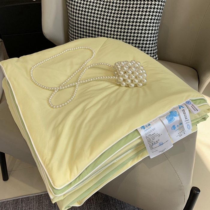 91家纺网 家纺一手货源 找家纺 奈萝家纺 2025新款A类凉感丝小凉皮夏被可机洗夏被新品空调被 百香果