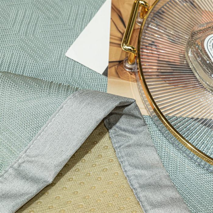 91家纺网 家纺一手货源 找家纺 共鸣沙发垫 新款简约冰丝凉感凉席 冰丝绿