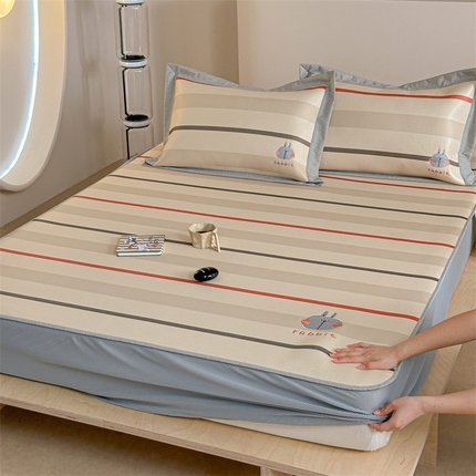 91家纺网 家纺一手货源 找家纺 （总）甜梦 2025新款母婴级7A抗菌养生冰藤席影棚2—床笠款