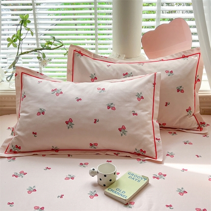 91家纺网 家纺一手货源 找家纺 （总）菲梵家纺 2025新款A类无荧光全棉老粗布单品枕套