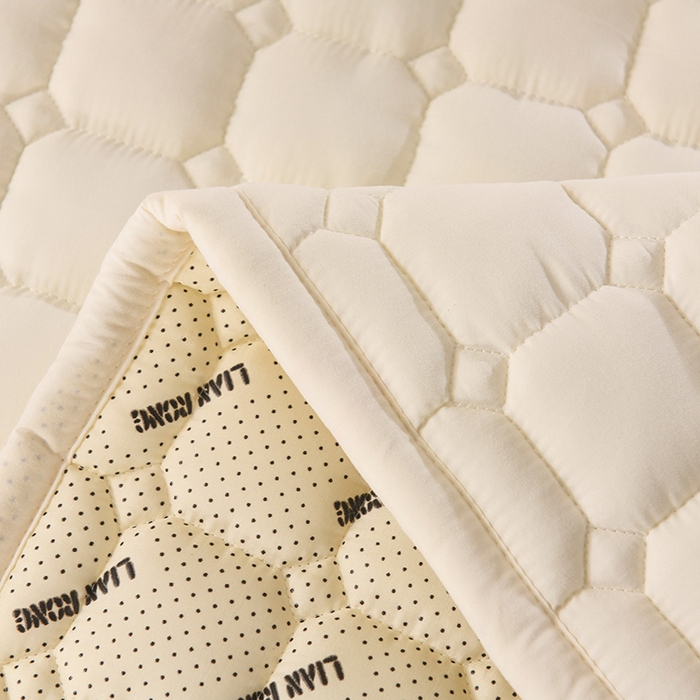 91家纺网 家纺一手货源 找家纺 恋绒家纺 2025升级款水洗棉床褥隔尿防水床垫隔尿垫护理垫床护罩垫子 防水款-奶油色