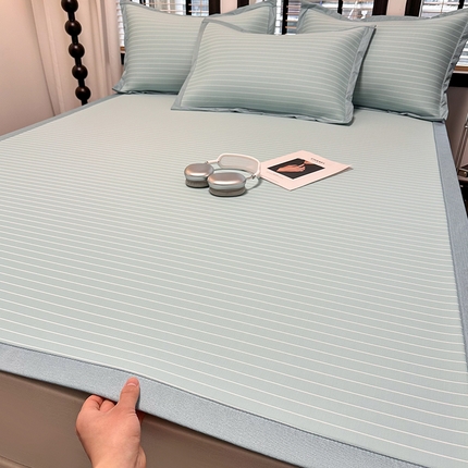 91家纺网 家纺一手货源 找家纺 （总）全季家居 无印线条简约系列PE凉感席