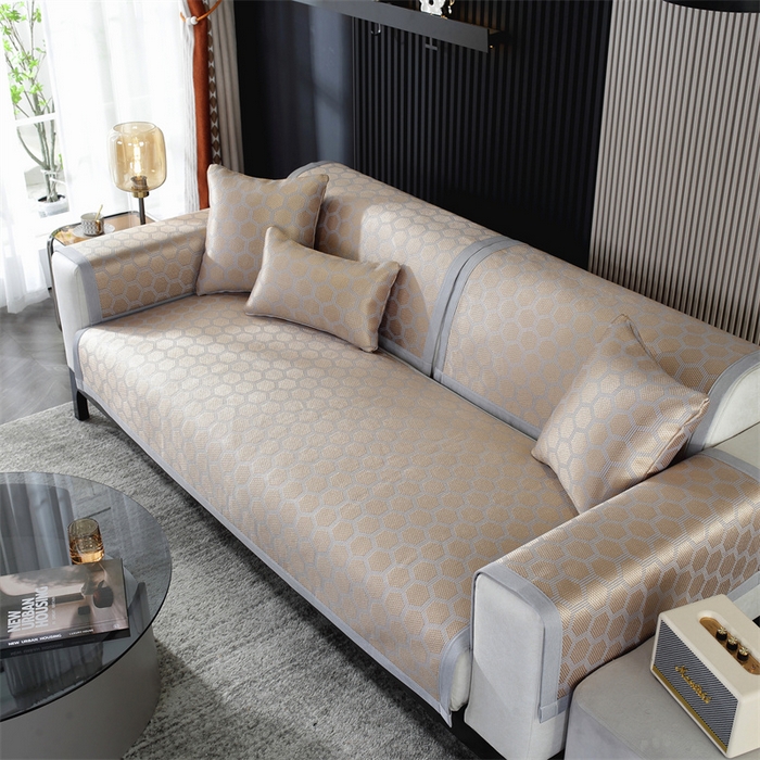 91家纺网 家纺一手货源 找家纺 共鸣沙发垫 新款夏季新款冰藤沙发垫 冰藤金