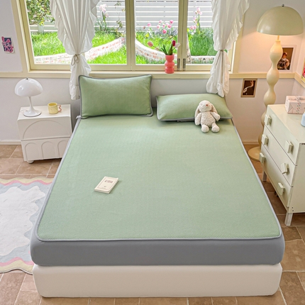 91家纺网 家纺一手货源 找家纺 （总）柒月家居 2024新款PE豆豆床笠款