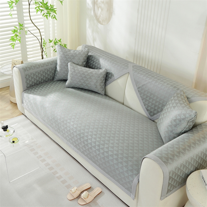 91家纺网 家纺一手货源 找家纺 共鸣沙发垫 新款夏季新款冰藤沙发垫 冰藤三角