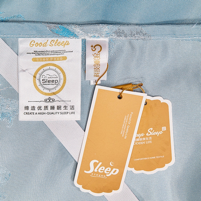 91家纺网 家纺一手货源 找家纺 罗艺轩 2024新款欧式色织大提花床裙凉席 情依