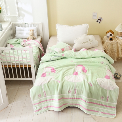 91家纺网 家纺一手货源 找家纺 （总）朴尔家纺-毛巾被 2024年全棉十层纱布加厚儿童盖被毛巾被