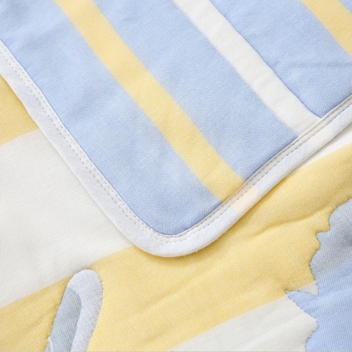 91家纺网 家纺一手货源 找家纺 朴尔家纺-毛巾被 2024年全棉十层纱布加厚儿童盖被毛巾被 爱跳舞的姑娘兰