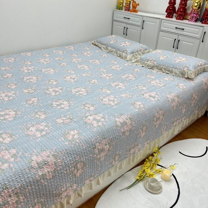 91家纺网 家纺一手货源 找家纺 暖居 2024新款支持定制纯棉榻榻米三件套单件被套农村大炕盖 苏里南