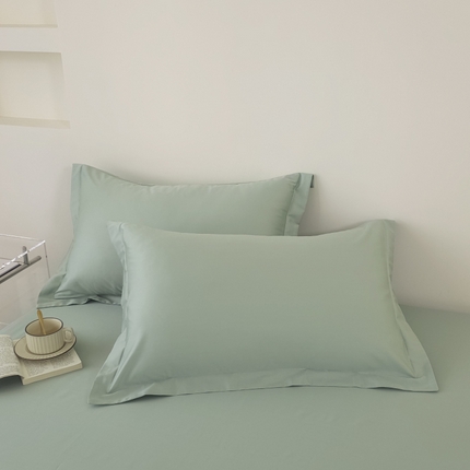 91家纺网 家纺一手货源 找家纺 （总）百寐 2024高端轻奢纯色13372全棉信封开口式宽边加大枕套50*80/40*60/48*74