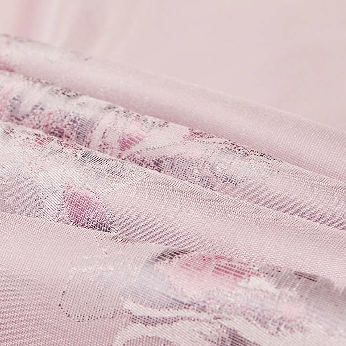 91家纺网 家纺一手货源 找家纺 罗艺轩 2024新款欧式色织大提花床裙凉席 紫萱