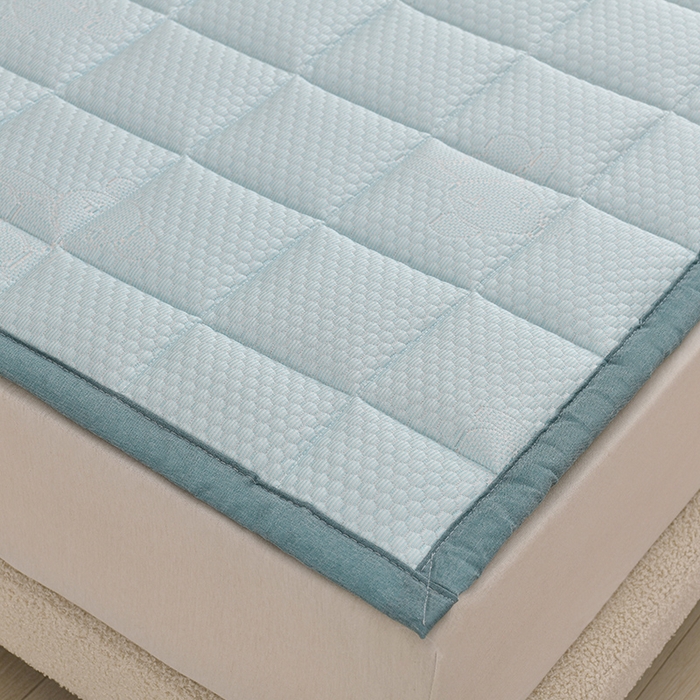 91家纺网 家纺一手货源 找家纺 （总）富威堡家纺  2025高端凉感豆豆凉席款加棉加厚棉花床垫  