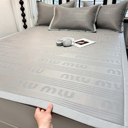 91家纺网 家纺一手货源 找家纺 （总）全季家居 无印线条简约系列PE凉感席