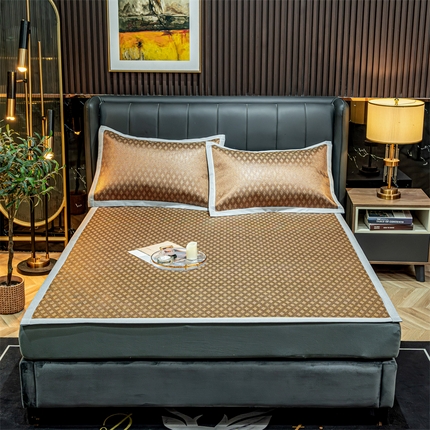 91家纺网 家纺一手货源 找家纺 （总）共鸣沙发垫 新款简约冰藤凉感凉席