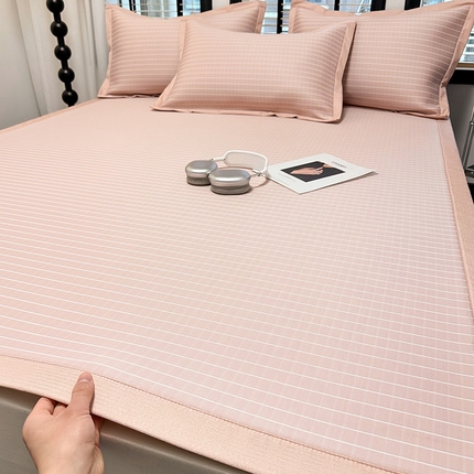 91家纺网 家纺一手货源 找家纺 （总）全季家居 无印线条简约系列PE凉感席