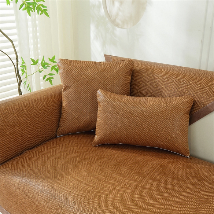 91家纺网 家纺一手货源 找家纺 共鸣沙发垫 新款夏季新款冰藤沙发垫 藤席斜纹