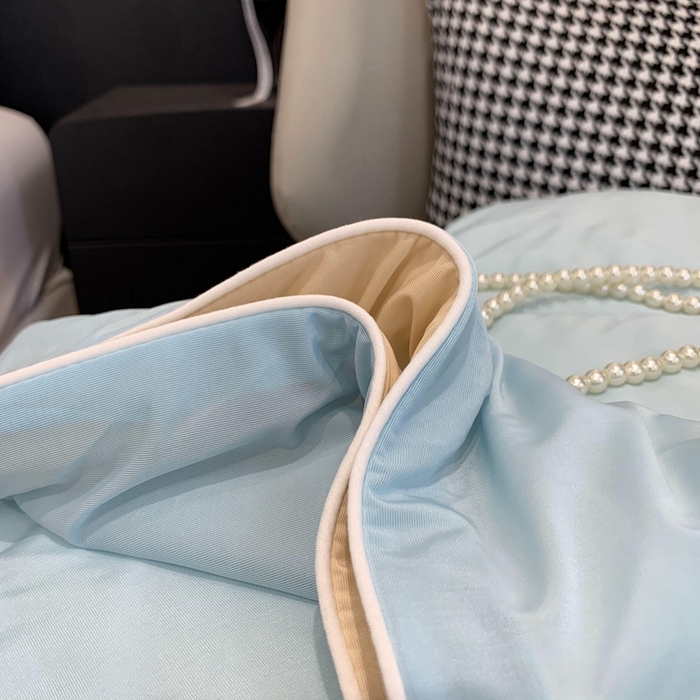 91家纺网 家纺一手货源 找家纺 奈萝家纺 2025新款A类凉感丝小凉皮夏被可机洗夏被新品空调被 蒂芙尼蓝