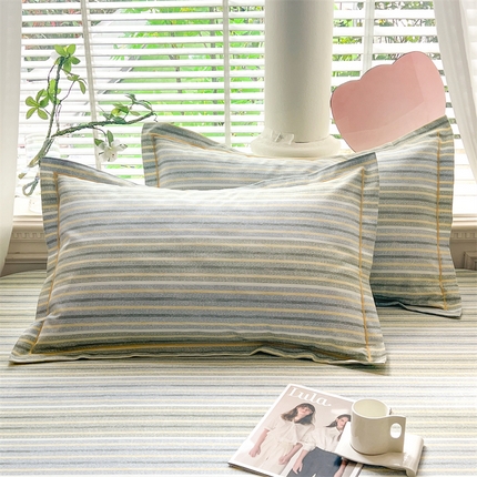 91家纺网 家纺一手货源 找家纺 （总）菲梵家纺 2025新款A类无荧光全棉老粗布单品枕套