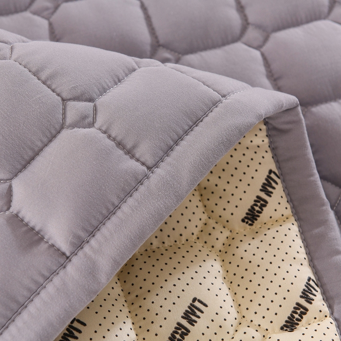 91家纺网 家纺一手货源 找家纺 恋绒家纺 2025升级款水洗棉床褥隔尿防水床垫隔尿垫护理垫床护罩垫子 防水款-青灰色