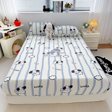 91家纺网 家纺一手货源 找家纺 （总）瑞莱 2024新款13372全棉印花单床笠单床单